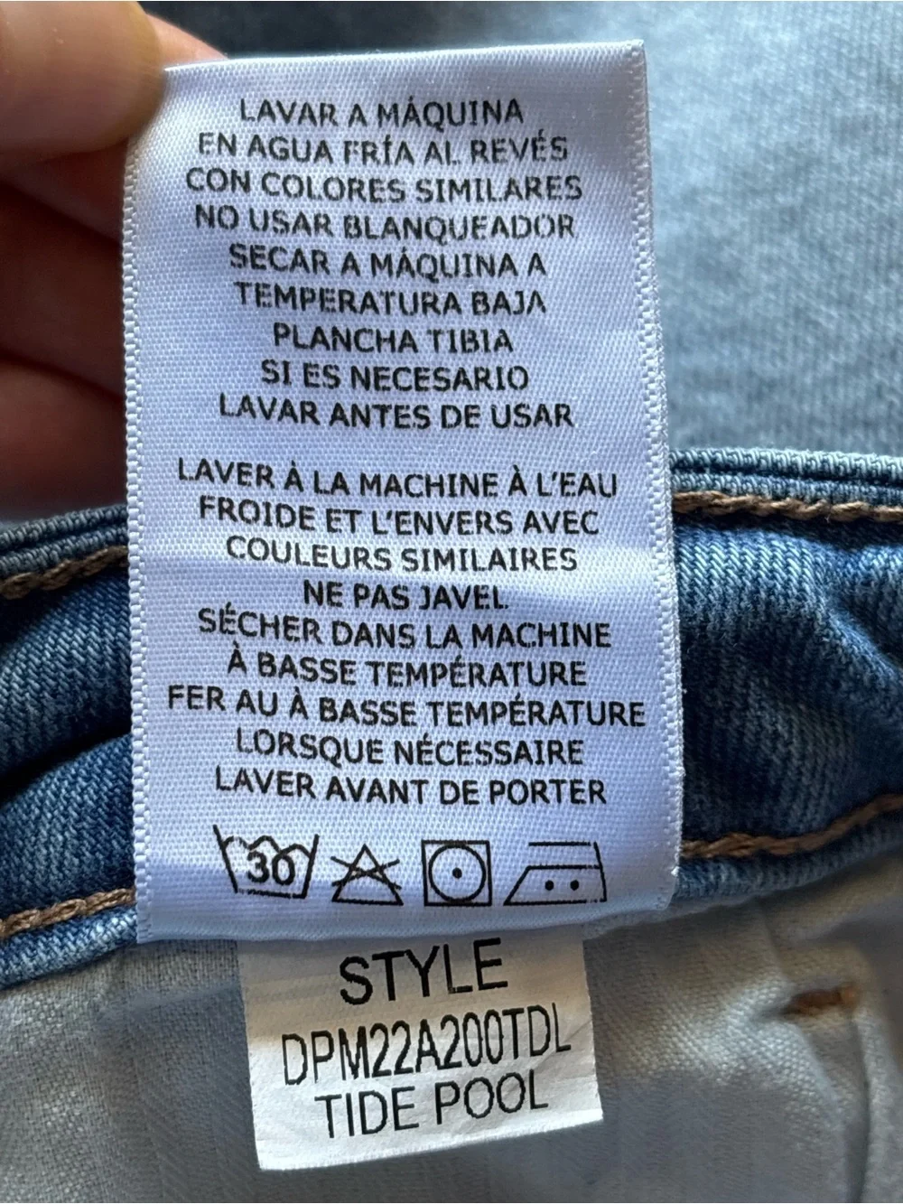 Dear John Jeans Frankie Super High Rise Straight Sz 27 Tide Pool